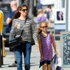 Exclusif - Jennifer Garner et sa fille Violet font du shopping à Santa Monica, le 6 juin 2014.