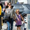 Exclusif - Jennifer Garner et sa fille Violet font du shopping à Santa Monica, le 6 juin 2014.