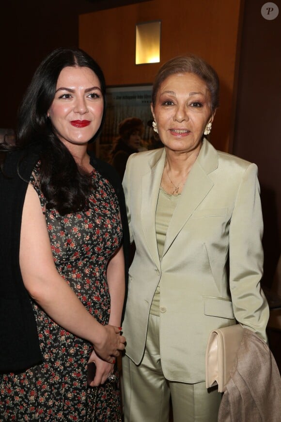 Irada Afagi et Farah Pahlavi - Première du film "Talking to the Trees" au Majestic Passy, à Paris le 5 juin 2014.