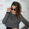 Laury Thilleman lors de l'inauguration de la boutique "I Love Optic" à Paris le 14 janvier 2014