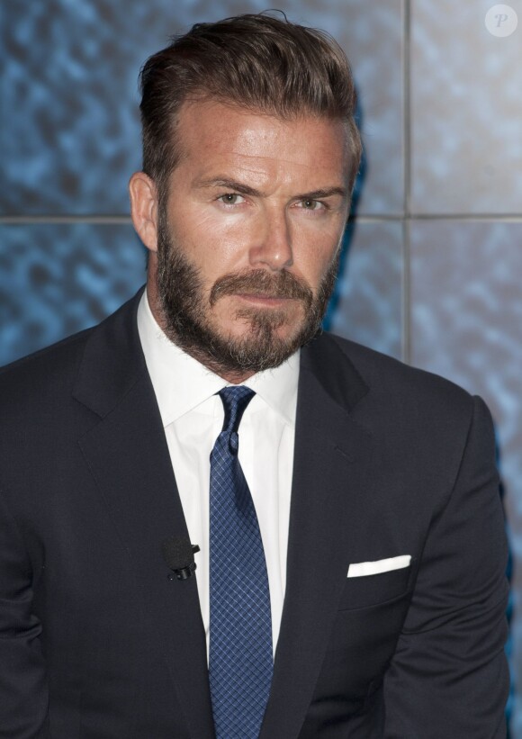 David Beckham lors du lancement de la campagne United for Wildlife au Google Town hall de Londres le 9 juin 2014