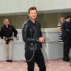 David Beckham lors de la présentation de son projet de stade de football au Miami Beach Hotel à Miami le 24 mars 2014