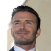 David Beckham lors de l'annonce de l'implantation d'une franchise de football à Miami, le 5 février 2014 à Miami