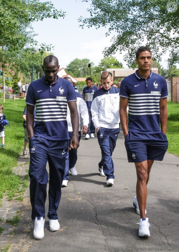 Paul Pogba - Les joueurs de l'équipe de France de football se promènent au parc du Héron - Villeneuve d'Ascq avant leur rencontre en match amical contre la Jamaïque le 8 juin 2014. 