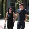 Courteney Cox et son petit ami Johnny McDaid font du shopping chez Marc Jacobs à Beverly Hills, le 10 juin 2014.