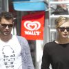 Maria Sharapova et son compagnon Grigor Dimitrov dans les rues de Londres, le 11 juin 2014 à Wimbledon