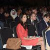 Amal Alamuddin, fiancée de George Clooney, présente à l'Excel Arena pour le Global Summit To End Sexual Violence In Conflict, Londres, le 12 juin 2014.