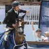 Guillaume Canet a décroché la première place du Prix VIP Riders Club of Cannes au Jumping de Cannes dans le cadre du Longines Global Champions Tour, sous les yeux de sa compagne Marion Cotillard et de son fils Marcel le 12 Juin 2014