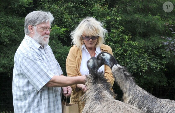 Exclusif - Apres la vente de sa propriété de Porquerolles, Mylène Demongeot s'est achetée une ferme en Mayenne. Une nouvelle vie pour l'actrice, qui, a 78 ans, ne manque pas de projets. Photo prise en juin 2013.