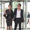 Brad Pitt et Angelina Jolie au Global Summit To End Sexual Violence In Conflict à Londres le 13 juin 2014.