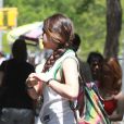 Lourdes Leon et son père Carlos Leon à New York, le 11 mai 2014