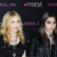 Madonna et sa fille Lourdes présentent leur collection Material Girl à New York, le 22 septembre 2010.