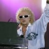 Michel Polnareff en concert à Paris, le 14 juillet 2007.