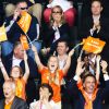 Un enthousiasme qui aura été de courte durée... Le roi Willem-Alexander, la reine Maxima des Pays-Bas et leurs filles Catharina-Amalia, Alexia et Ariane ont assisté le 15 juin 2014 à la finale de la Coupe du monde de hockey sur gazon entre les Pays-Bas et l'Australie. L'Australie l'a emporté 6 à 1.