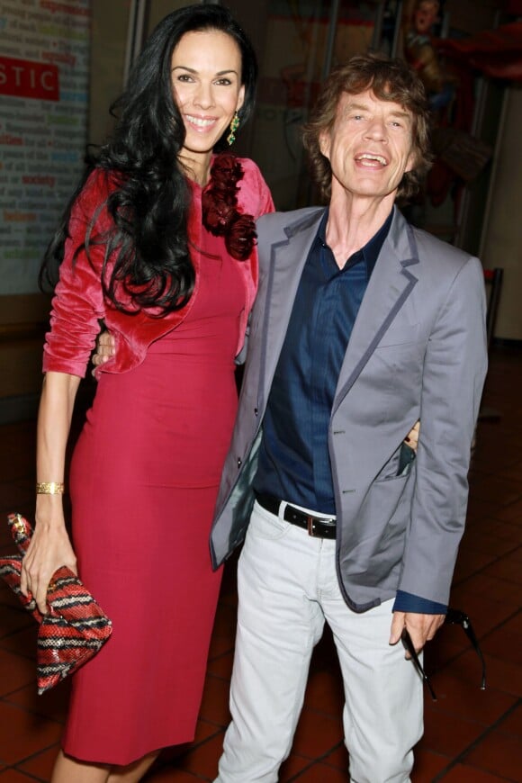 L'Wren Scott et Mick Jagger à New York, le 6 mai 2010.