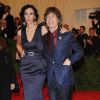 Mick Jagger et L'Wren Scott à New York, le 7 mai 2012.