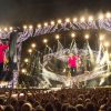 Les Rolling Stones en concert au Stade de France à Paris, à l'occasion de leur tournée "14 On Fire", le 13 juin 2014.
