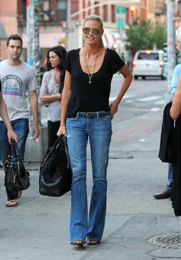 Heidi Klum à New York, le 18 juin 2014.