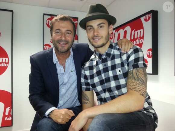 Baptiste Giabiconi, invité de Bernard Montiel samedi 21 juin 2014 sur MFM Radio.