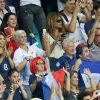 Mathieu Valbuena pouvait compter sur sa compagne Fanny, sa soeur et sa mère pour le soutenir lors du match entre la France et le Suisse, le 20 juin 2014 à l'Arena Fonte Nova de Salvador de Bahia