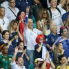 Mathieu Valbuena pouvait compter sur sa compagne Fanny, sa soeur et sa mère pour le soutenir lors du match entre la France et le Suisse, le 20 juin 2014 à l'Arena Fonte Nova de Salvador de Bahia