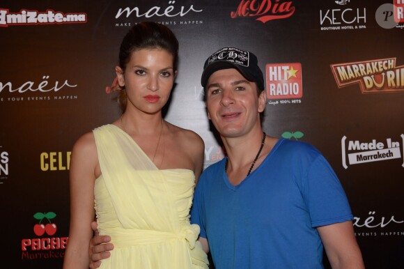 Isabelle Funaro et Michaël Youn lors de l'after-party de la clôture du Marrakech du rire le 14 juin 2014