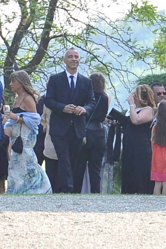 Eros Ramazzotti lors de son mariage avec Marica Pellegrinelli à la Villa Sparina à Monterotondo di Gavi, Italie, le 21 juin 2014