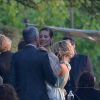 Marica Pellegrinelli lors de son mariage avec Eros Ramazzotti à la Villa Sparina à Monterotondo di Gavi, Italie, le 21 juin 2014