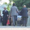 Eros Ramazzotti lors de son mariage avec Marica Pellegrinelli à la Villa Sparina à Monterotondo di Gavi, Italie, le 21 juin 2014