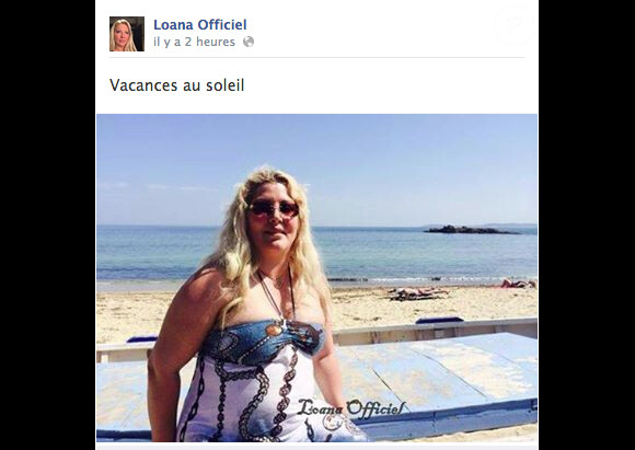 Loana en vacances au soleil - postée le 4 juin 2014