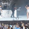 Jessie J sur scène à Wembley lors du Capital FM Summertime Ball. Londres, le 21 juin 2014.