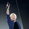 Le chanteur Ed Sheeran sur scène à Wembley lors du Capital FM Summertime Ball. Londres, le 21 juin 2014.