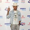 Pharrell Williams dans les coulisses du Capital FM Summertime Ball à Wembley. Londres, le 21 juin 2014.