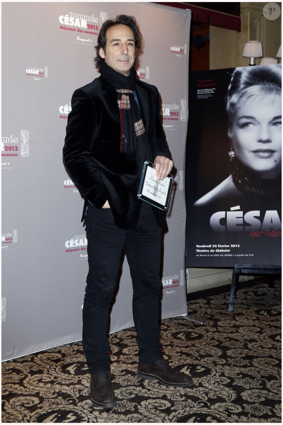 Alexandre Desplat à Paris, le 2 février 2013.