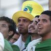 Fans de l'Algérie à Alger le 17 juin 2014.