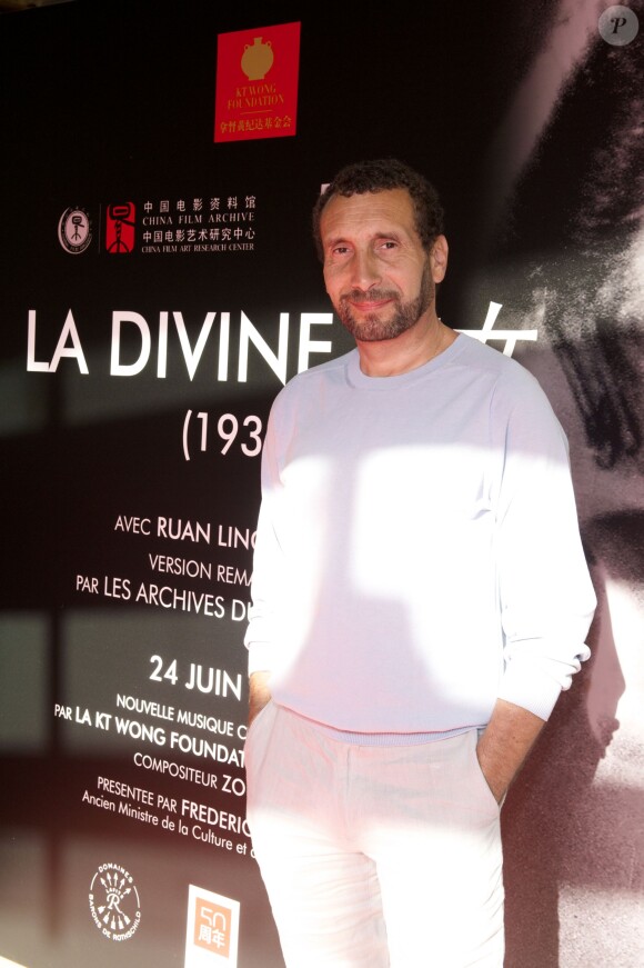 Exclusif - Zinedine Soualem - Présentation de la version remasterisée du film "La Divine" à la Cinémathèque française à Paris, le 24 juin 2014.