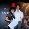 Exclusif - Lady Linda Wong Davies et son fils - Présentation de la version remasterisée du film "La Divine" à la Cinémathèque française à Paris, le 24 juin 2014.