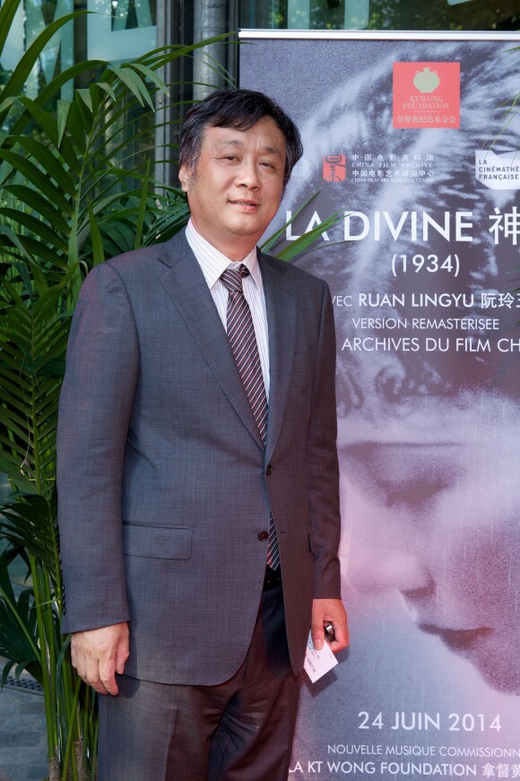 Exclusif - Le compositeur Zou Ye - Présentation de la version remasterisée du film "La Divine" à la Cinémathèque française à Paris, le 24 juin 2014.
