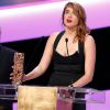 Adèle Haenel (César de la meilleure actrice dans un second rôle pour le film "Suzanne") pendant la 39e cérémonie des César au théâtre du Châtelet à Paris le 28 février 2014.