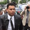 Chris Brown arrive au tribunal de Washington D.C., le 25 juin 2014.