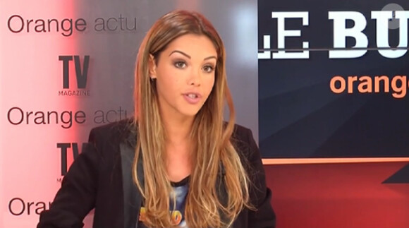 La sexy Nabilla a accordé une interview au Buzz TV Orange - Le Figaro. Juin 2014.