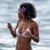 Exclusif - Teyana Taylor, en vacances à Hawaï, profite de la plage à Maui. Le 25 juin 2014.