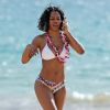 Exclusif - La petite bombe de la planète hip hop, Teyana Taylor, en bikini sur une plage de Maui. Le 25 juin 2014.