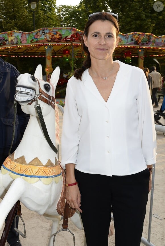 Aurélie Filippetti participe à l'ouverture de la fête des Tuileries 2014 à Paris, le 27 juin 2014.