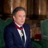 Exclusif - Michel Drucker élevé au rang de commandeur de l'Ordre de la Couronne lors d'une cérémonie qui a eu lieu au palais d'Egmont à Bruxelles le 27 juin 2014.