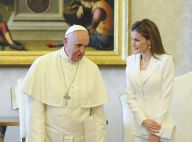 Felipe d'Espagne : Letizia lumineuse pour leur rencontre avec le pape François