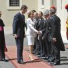 Le roi Felipe VI et son épouse Letizia ont été accueillis au Vatican par Mgr George Gänswein le 30 juin 2014