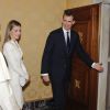 Le roi Felipe VI d'Espagne et son épouse la reine Letizia étaient reçus par le pape François au Vatican, le 30 juin 2014