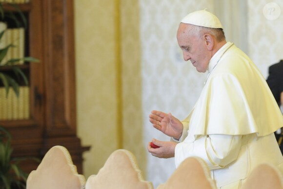 Le roi Felipe VI d'Espagne et son épouse la reine Letizia étaient reçus par le pape François au Vatican, le 30 juin 2014