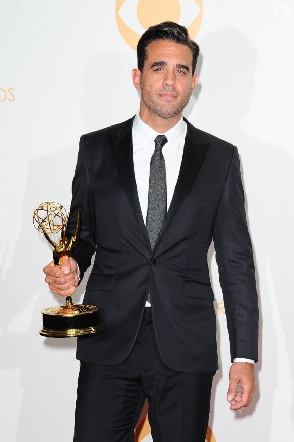 Bobby Cannavale récompensé lors des Emmy Awards pour sa participation à Boardwalk Empire. Los Angeles, le 23 septembre 2013.